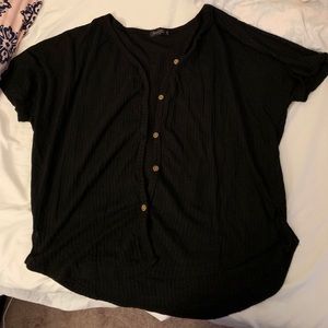 Brand New Black knit blouse